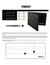 Load image into Gallery viewer, DAWODY Purse made from Mango Leather Cayman Black UNIQUE PRODUCT 1 In the world - dawody-science-fashion
