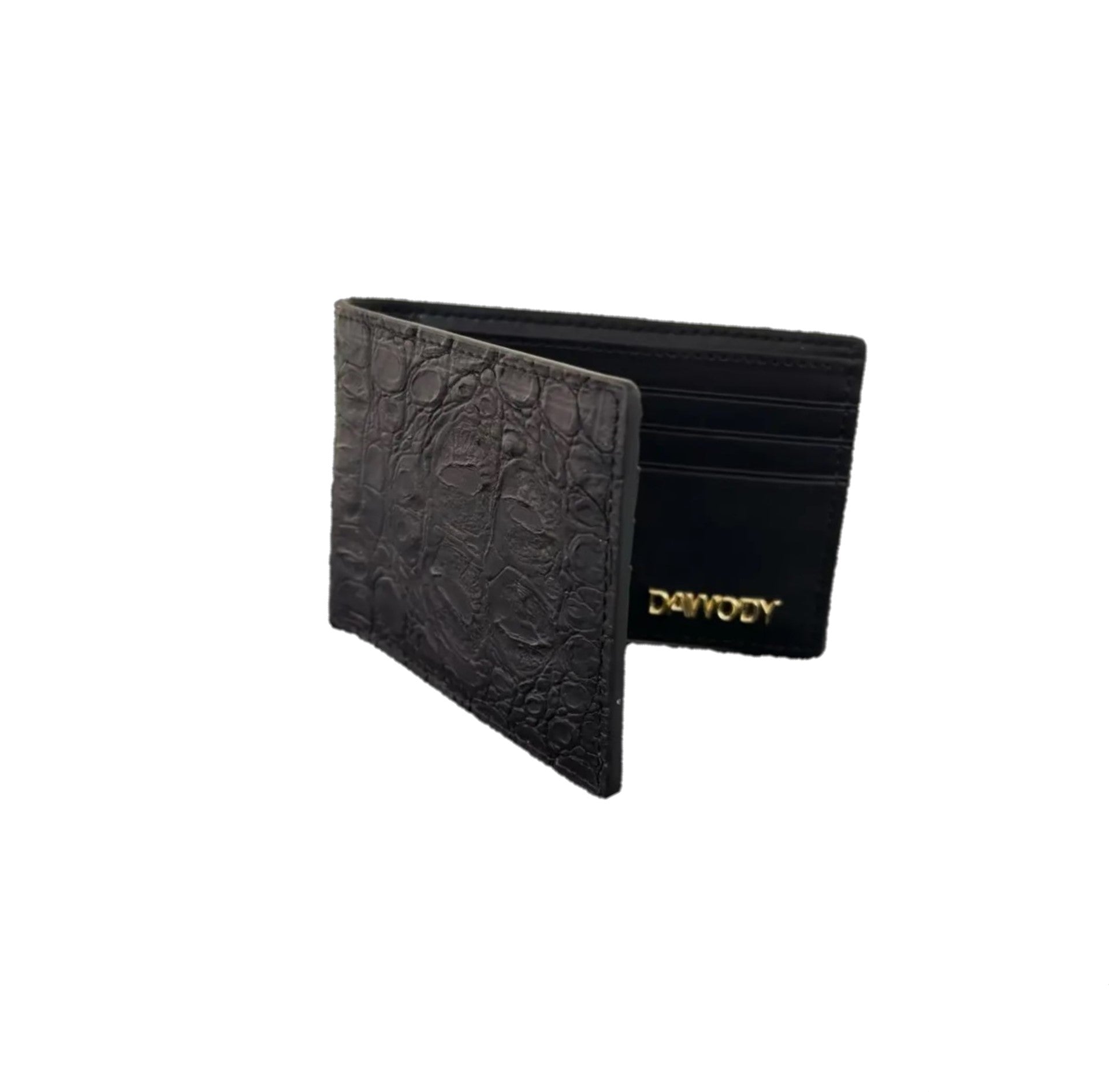 DAWODY Purse made from Mango Leather Cayman Black UNIQUE PRODUCT 1 In the world - dawody-science-fashion